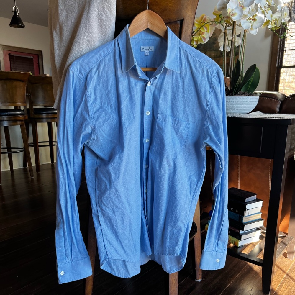 Steven Alan Reverse Seam Button-down Shirt Medium